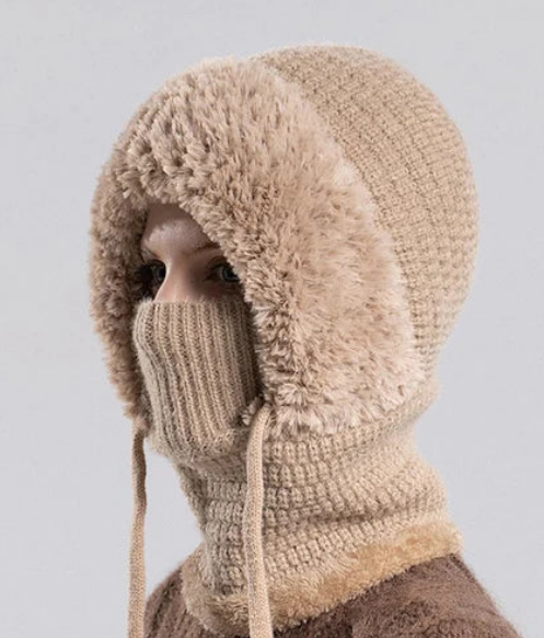 Rilaya | Women’s 3-in-1 knit balaclava with a smooth, full-coverage silhouette