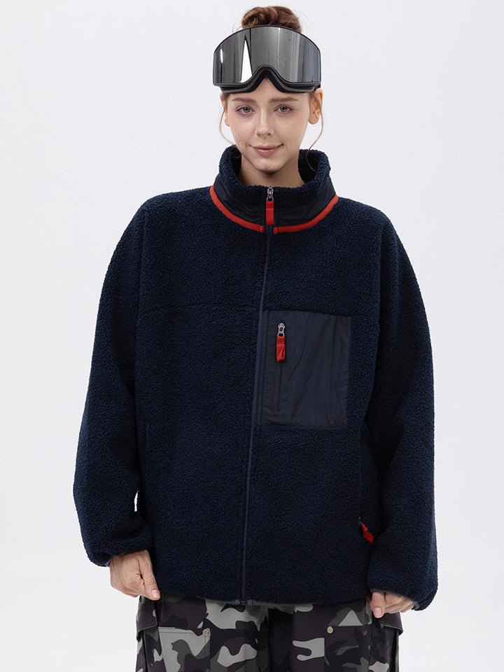 Jeslyn | Women’s modern sherpa-style mountain jacket with a structured full-zip design