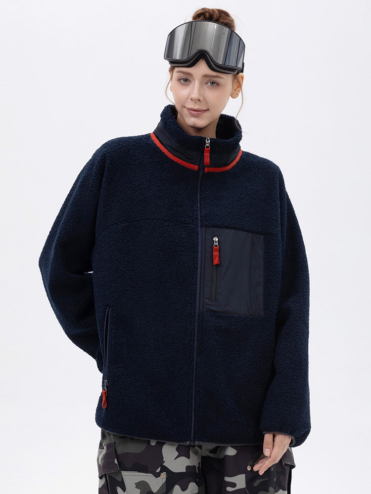 Jeslyn | Women’s modern sherpa-style mountain jacket with a structured full-zip design