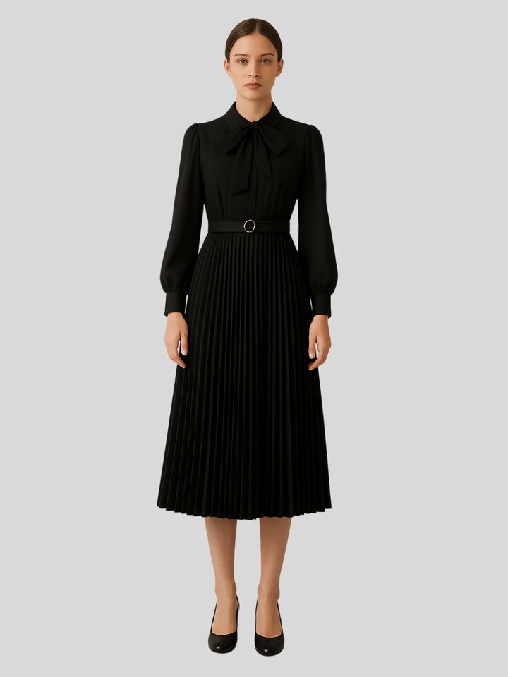 Jolina | Women's slim pleated dress