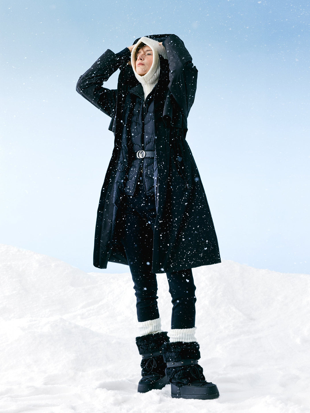 Keryn | Women’s quilted winter pants with a softly structured tapered silhouette