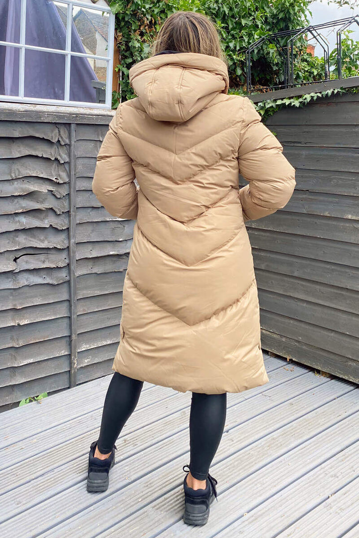Arvie | Women’s hooded longline puffer coat