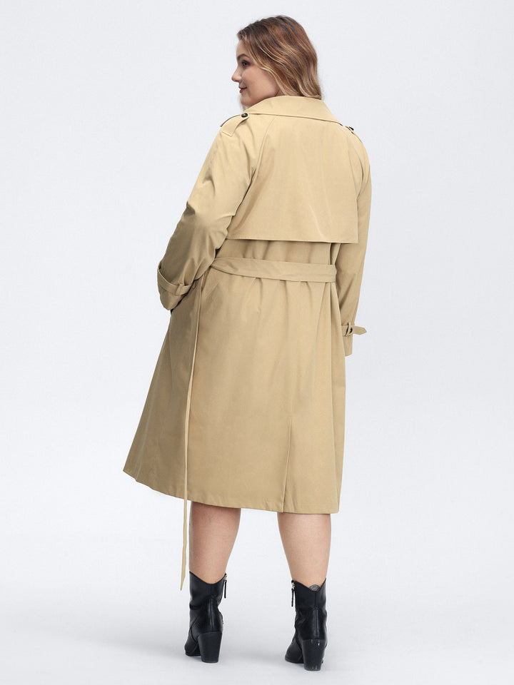 Ruth | Women’s adjustable tab sleeve lined trench coat