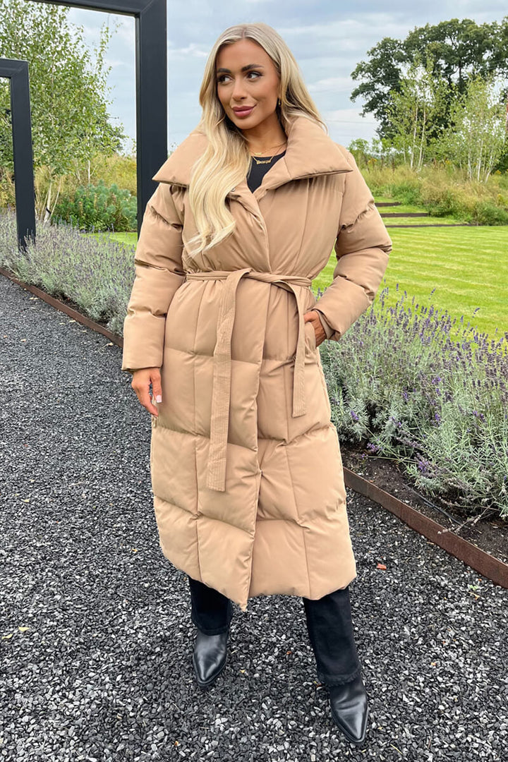 Azaria | Women’s longline quilted puffer coat