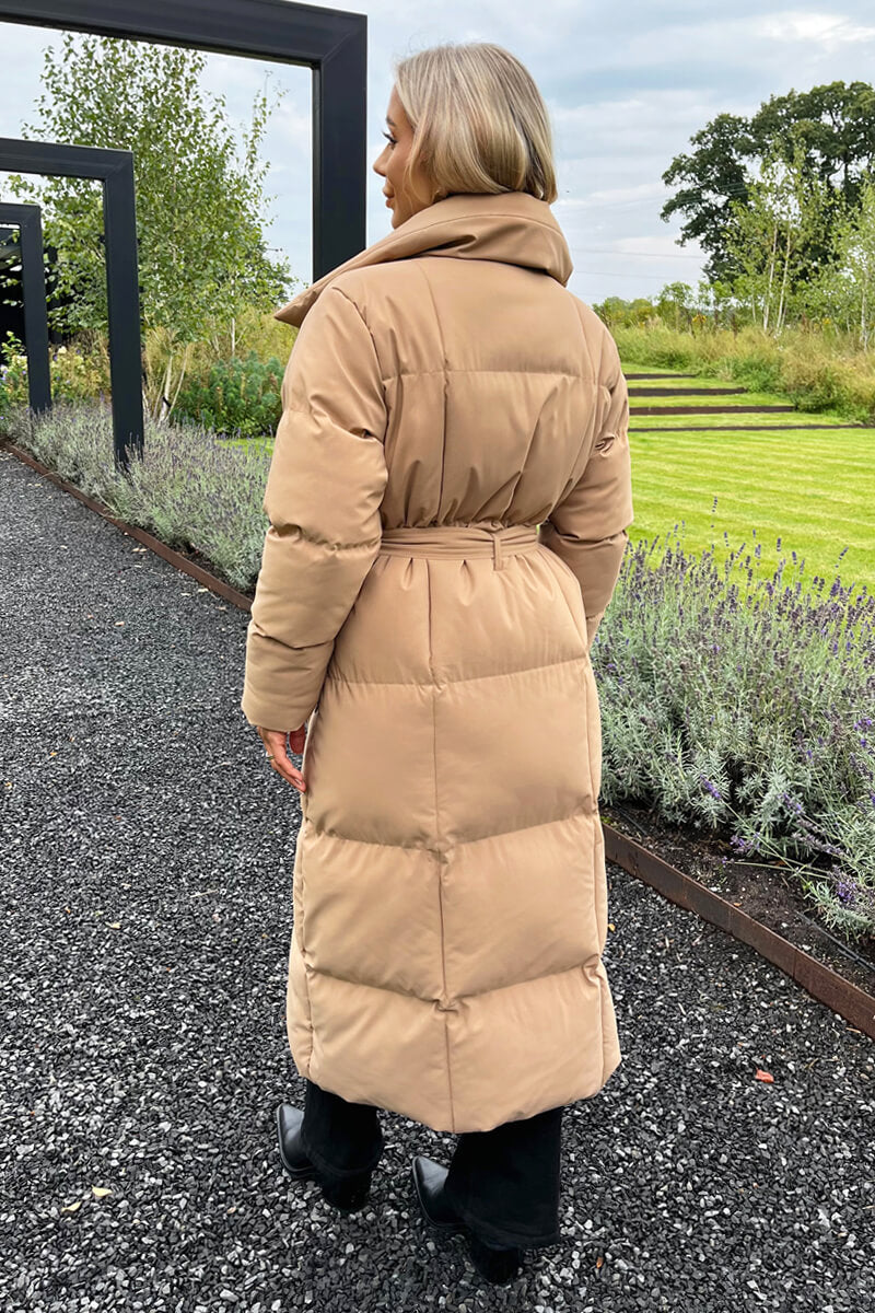 Azaria | Women’s longline quilted puffer coat
