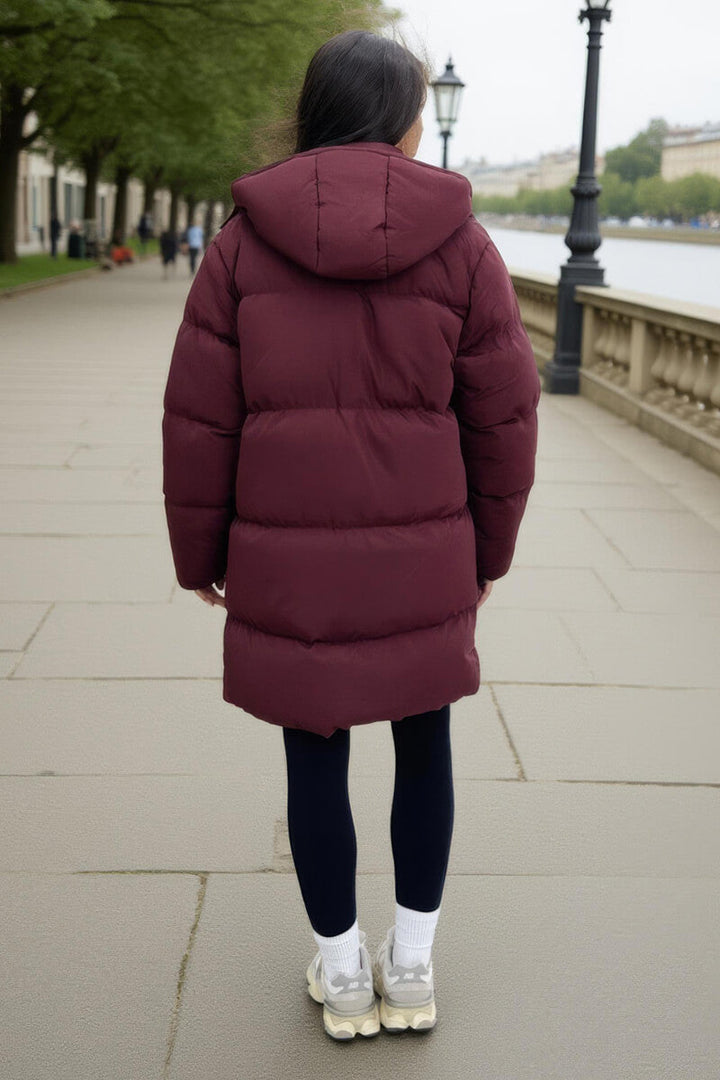 Hattie | Women’s longline hooded puffer coat