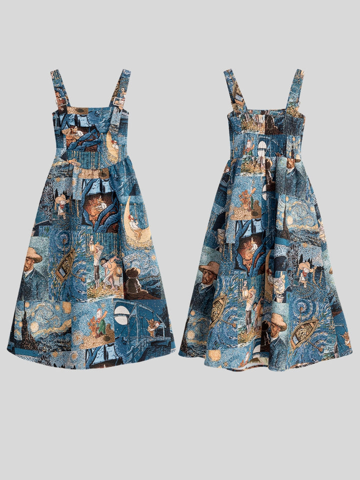 Wendy | Women's jacquard printed dress