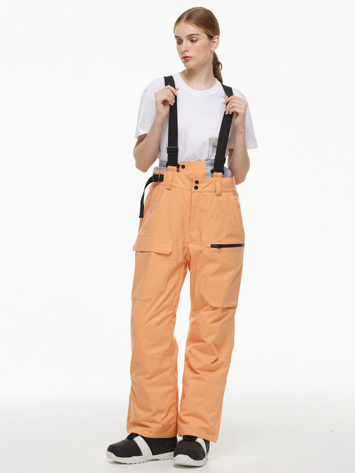 Merris | Women’s mountain bib snow pants with urban-inspired cargo shaping