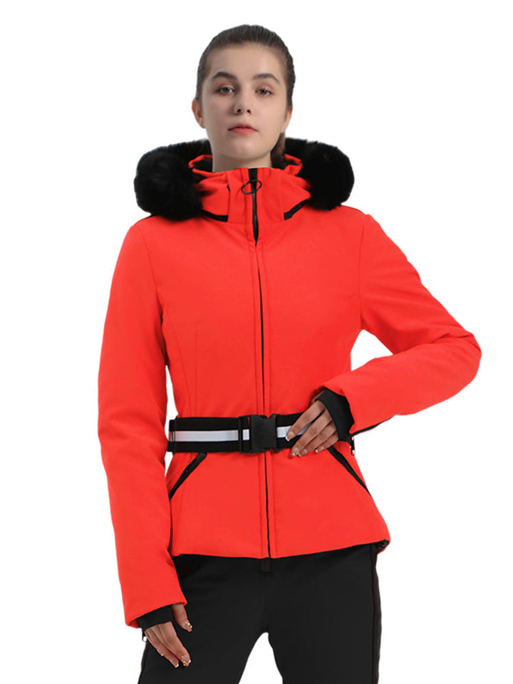 Maelinne | Women’s mountain ski jacket with a structured, refined silhouette