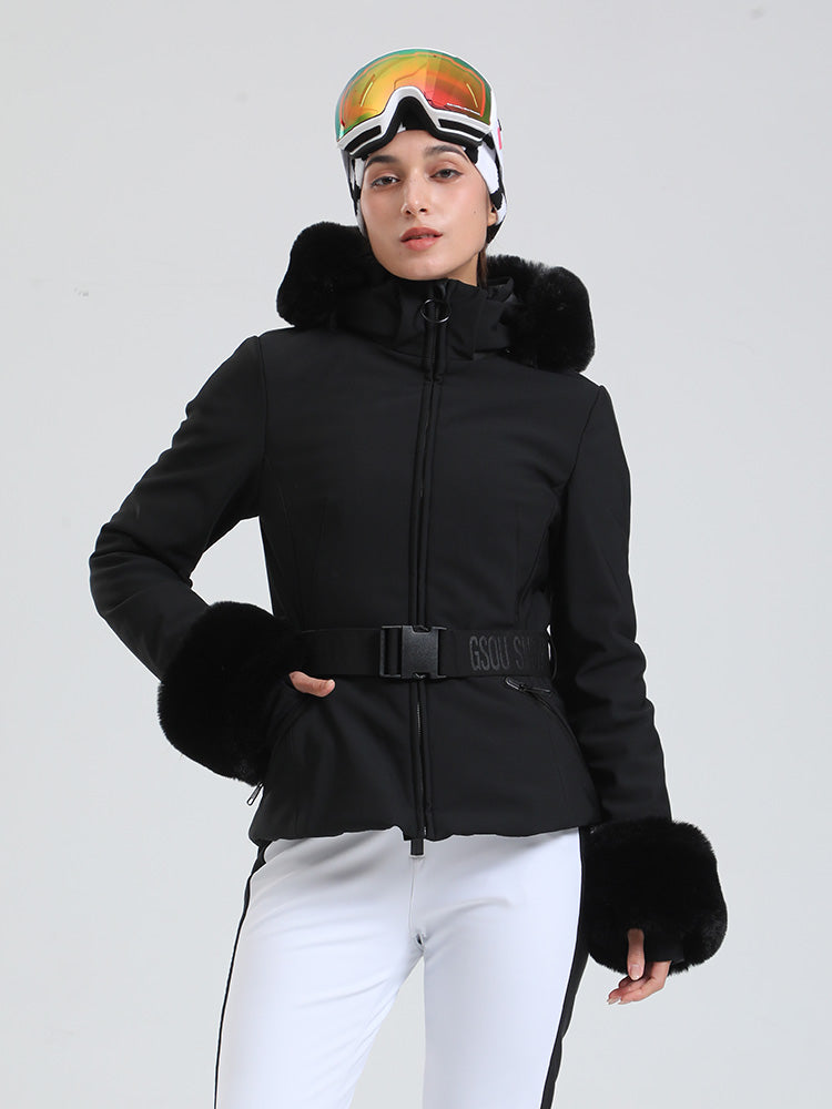 Evalin | Women’s alpine ski jacket with a relaxed, structured winter silhouette