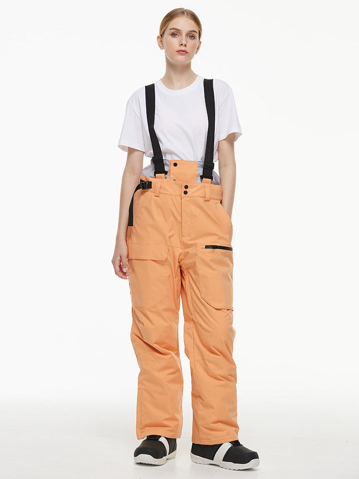 Merris | Women’s mountain bib snow pants with urban-inspired cargo shaping