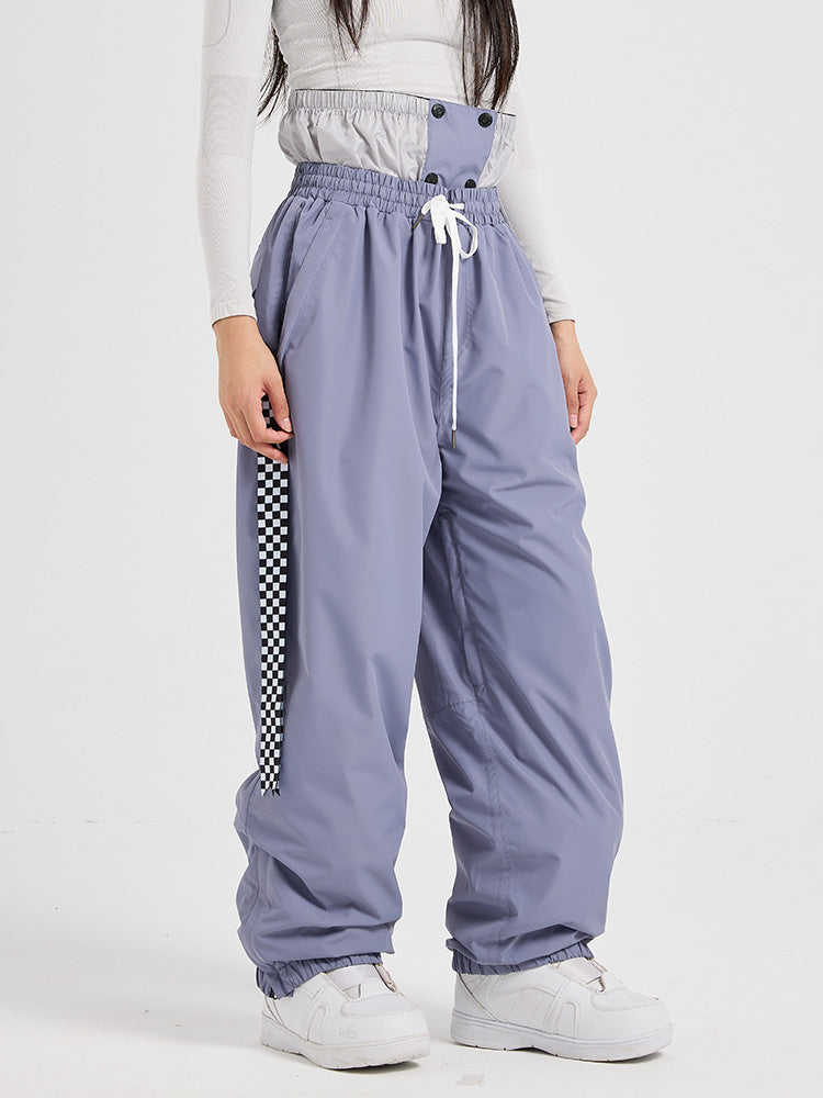Wesslyn | Women’s baggy snow pants with freestyle cargo detailing