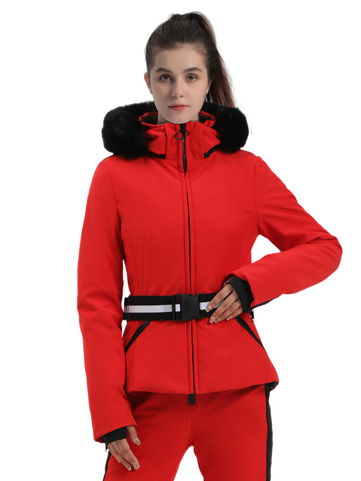 Maelinne | Women’s mountain ski jacket with a structured, refined silhouette