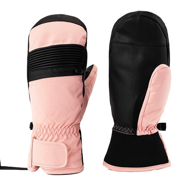 Harlen | Women’s snow mittens with pre-shaped contour and versatile winter detailing
