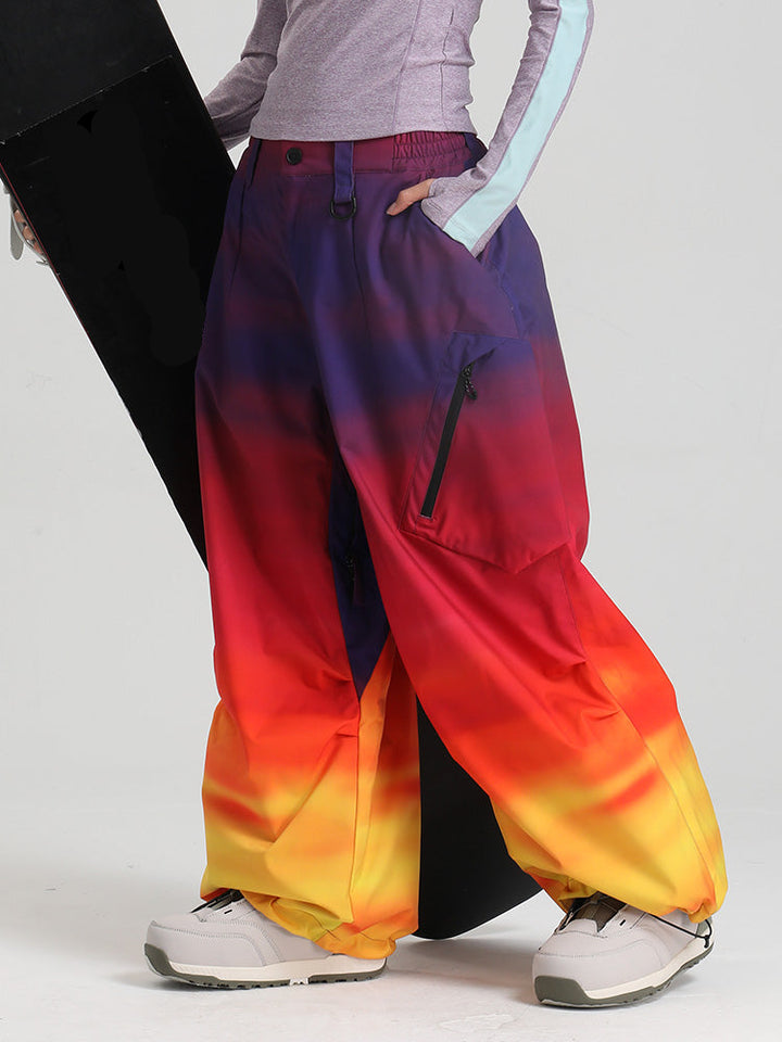 Letha | Women’s baggy snow pants with urban-inspired cargo shaping