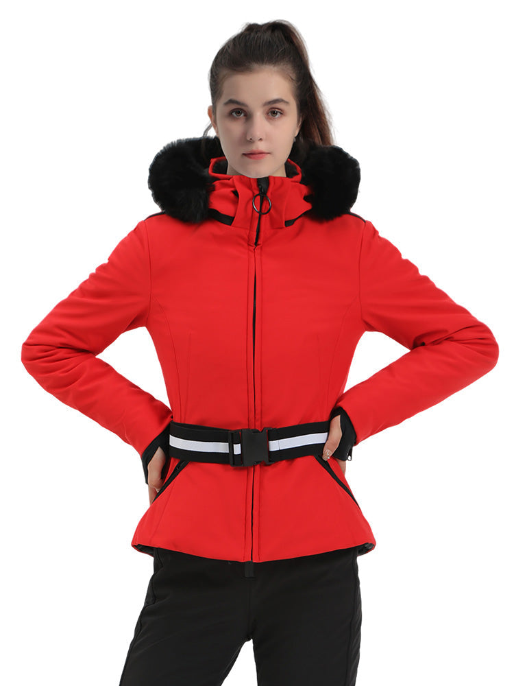 Maelinne | Women’s mountain ski jacket with a structured, refined silhouette