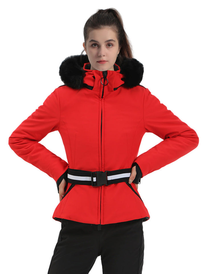Maelinne | Women’s mountain ski jacket with a structured, refined silhouette