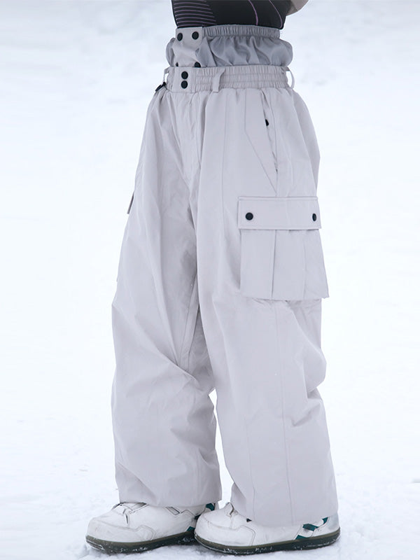 Tarren | Women’s baggy snow pants with cargo pockets and wide-flowing silhouette