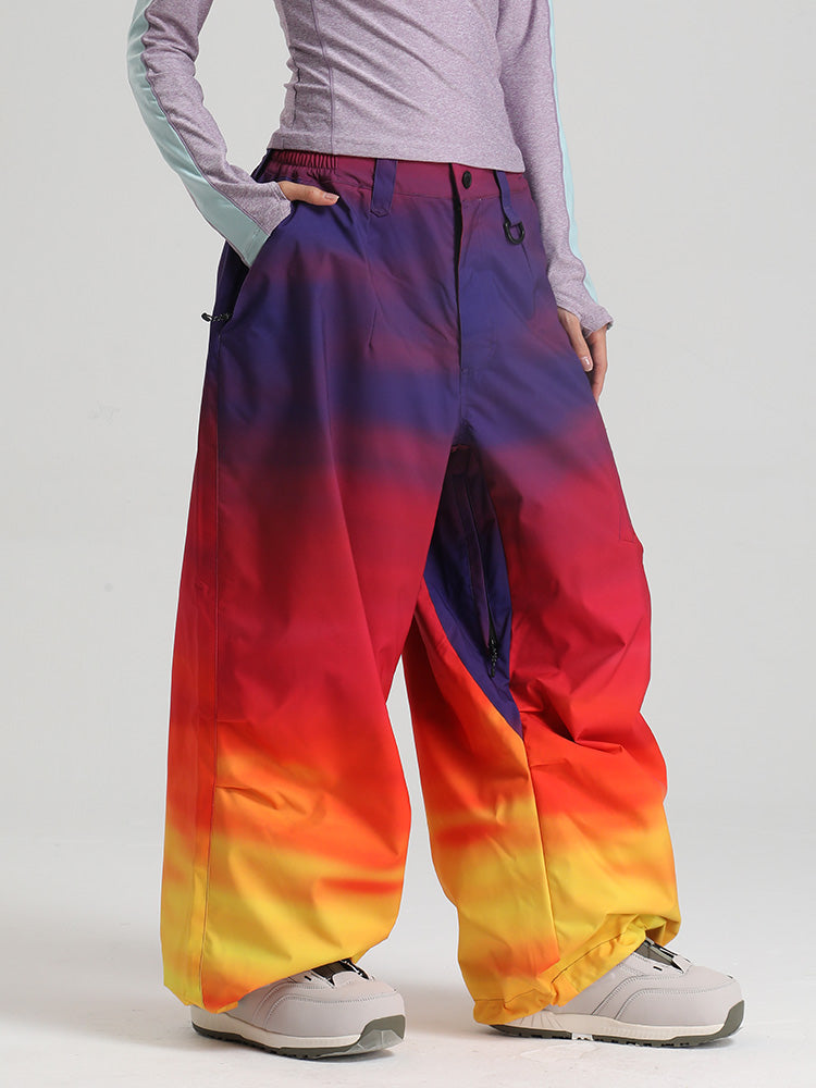 Letha | Women’s baggy snow pants with urban-inspired cargo shaping