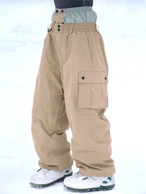 Tarren | Women’s baggy snow pants with cargo pockets and wide-flowing silhouette