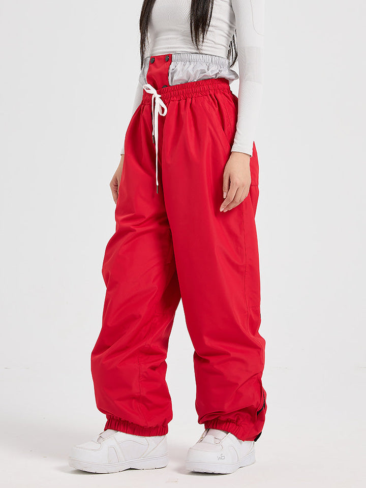 Wesslyn | Women’s baggy snow pants with freestyle cargo detailing