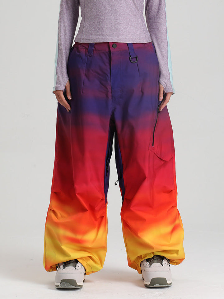 Letha | Women’s baggy snow pants with urban-inspired cargo shaping