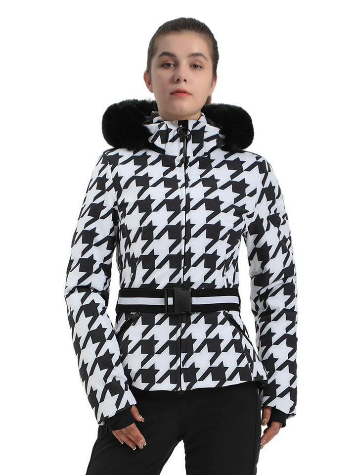 Maelinne | Women’s mountain ski jacket with a structured, refined silhouette