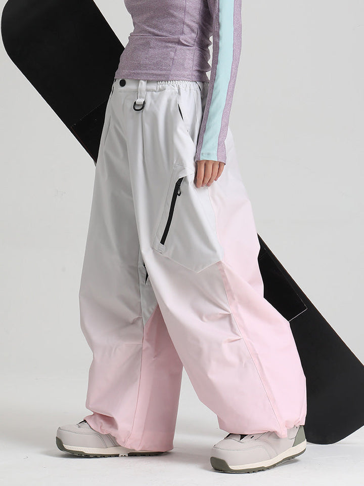 Letha | Women’s baggy snow pants with urban-inspired cargo shaping
