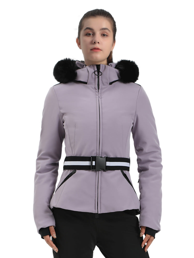 Maelinne | Women’s mountain ski jacket with a structured, refined silhouette