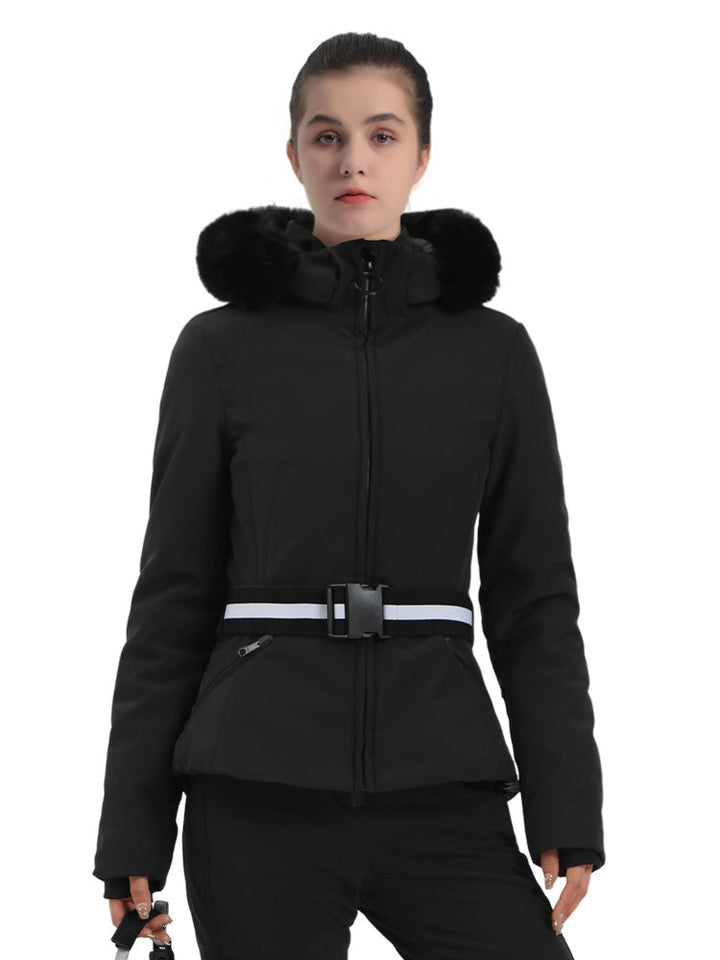 Maelinne | Women’s mountain ski jacket with a structured, refined silhouette