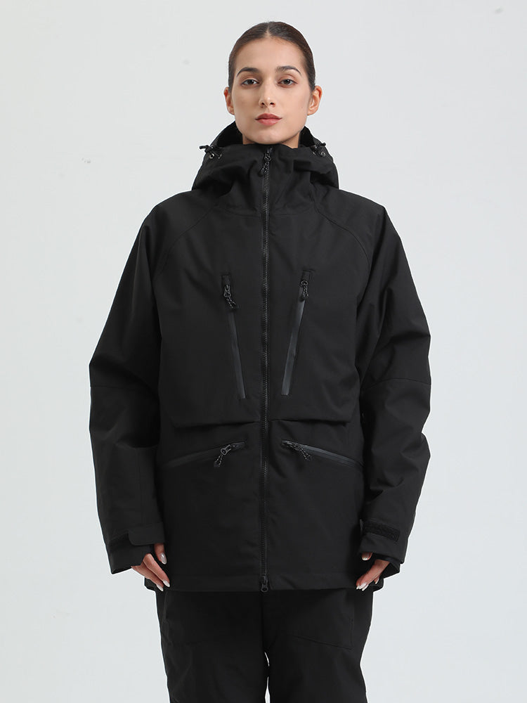 Tressa | Women’s cargo snow jacket with baggy mountain-ready shaping