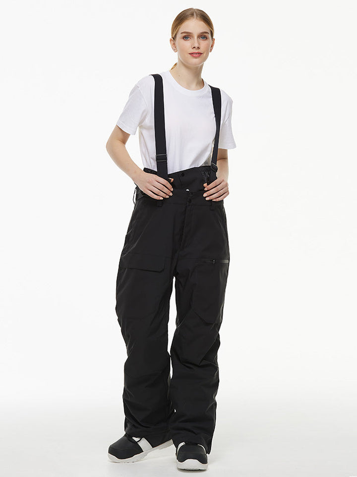 Merris | Women’s mountain bib snow pants with urban-inspired cargo shaping