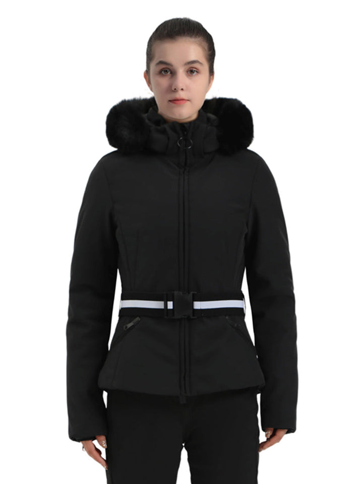 Maelinne | Women’s mountain ski jacket with a structured, refined silhouette