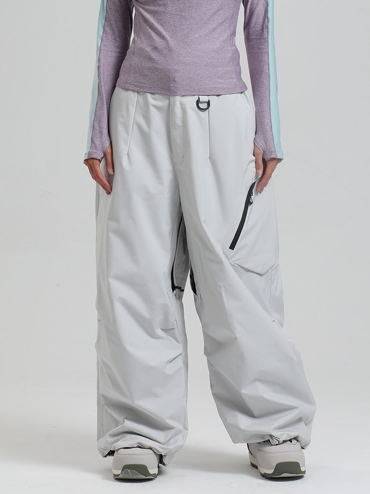 Letha | Women’s baggy snow pants with urban-inspired cargo shaping