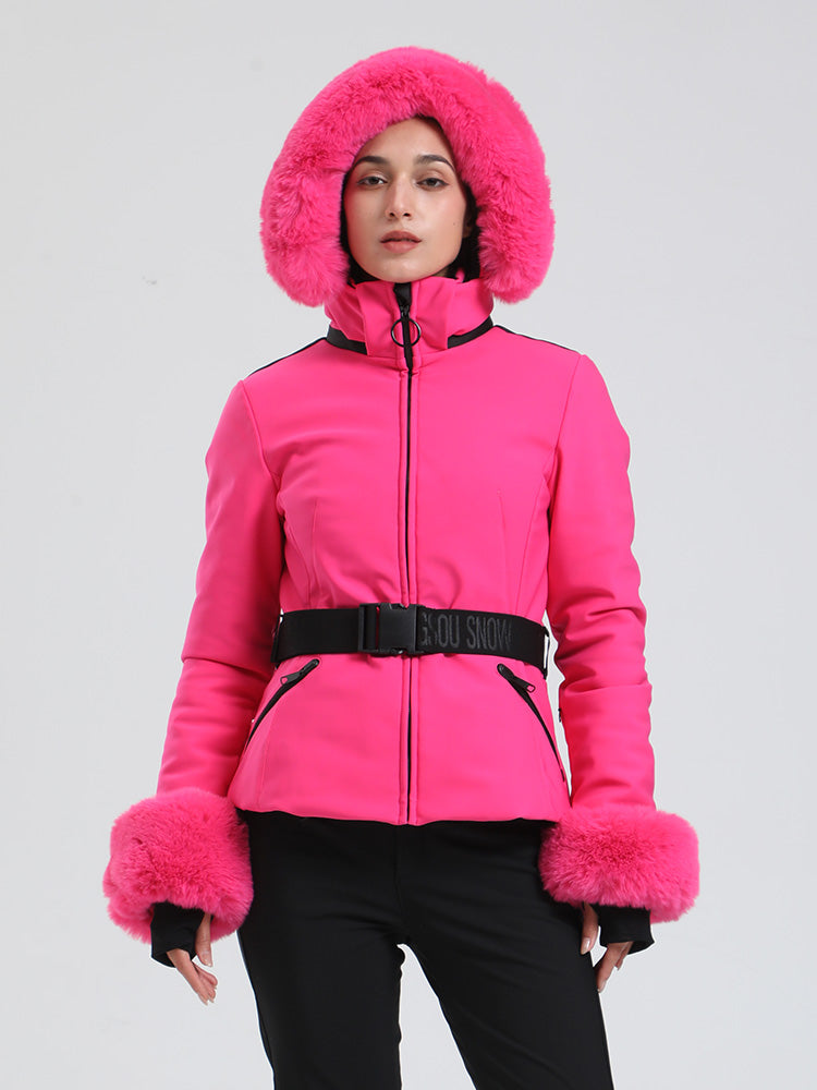 Evalin | Women’s alpine ski jacket with a relaxed, structured winter silhouette