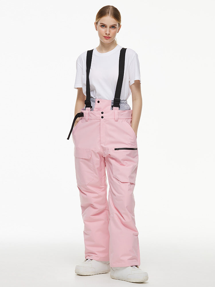 Merris | Women’s mountain bib snow pants with urban-inspired cargo shaping