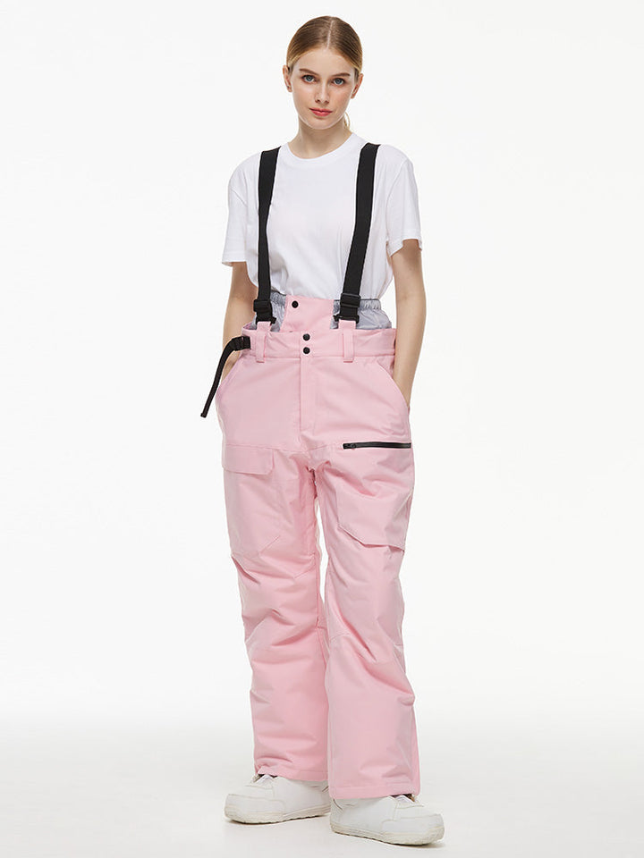 Merris | Women’s mountain bib snow pants with urban-inspired cargo shaping