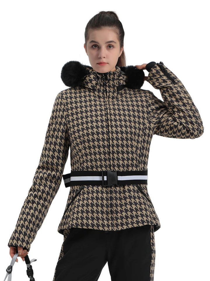 Maelinne | Women’s mountain ski jacket with a structured, refined silhouette