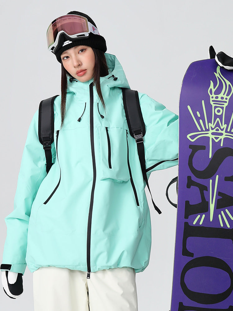 Maelix | Women’s baggy mountain snow jacket with a durable all-terrain silhouette