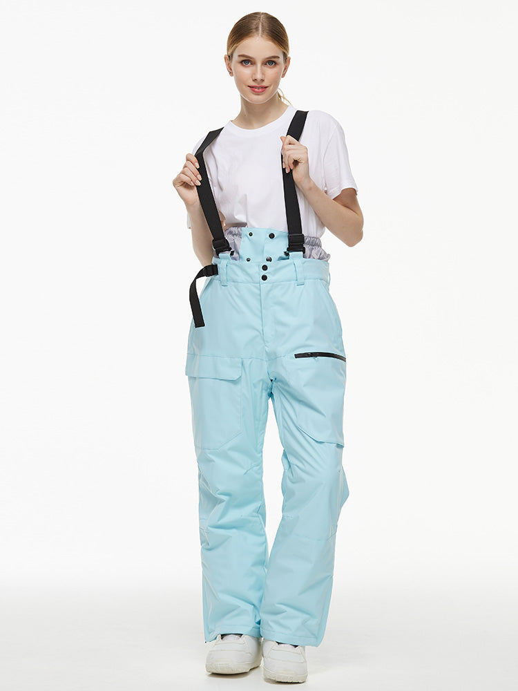 Merris | Women’s mountain bib snow pants with urban-inspired cargo shaping
