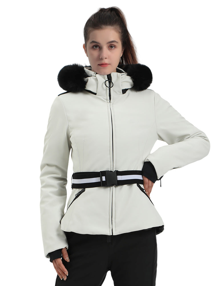 Maelinne | Women’s mountain ski jacket with a structured, refined silhouette