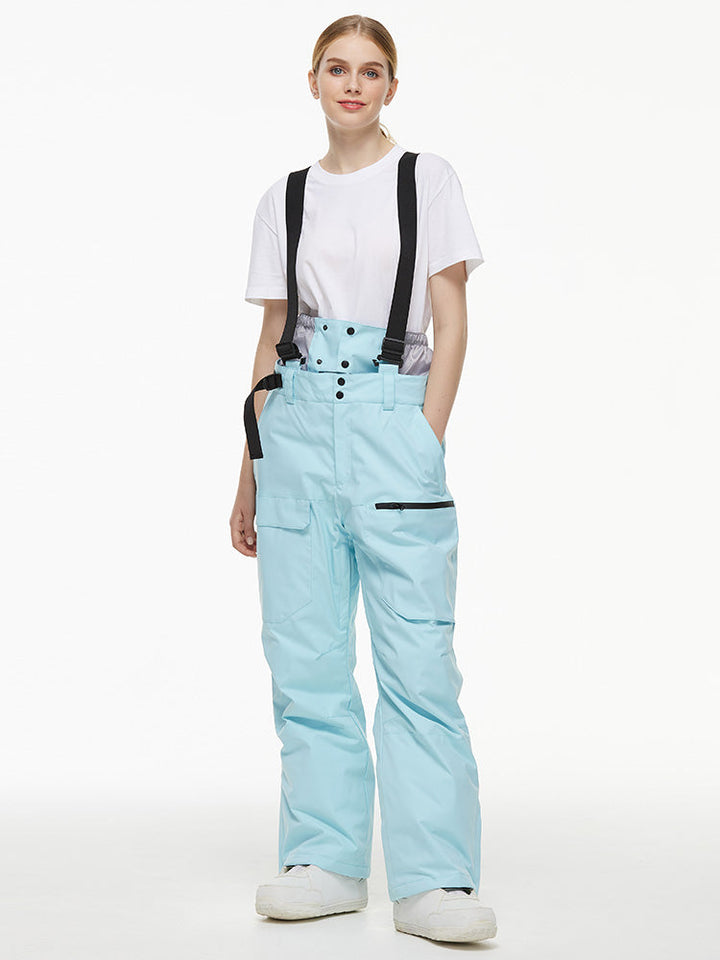 Merris | Women’s mountain bib snow pants with urban-inspired cargo shaping