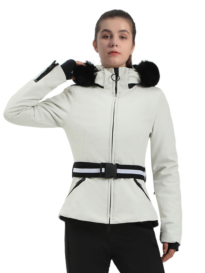 Maelinne | Women’s mountain ski jacket with a structured, refined silhouette