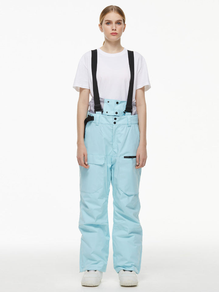 Merris | Women’s mountain bib snow pants with urban-inspired cargo shaping