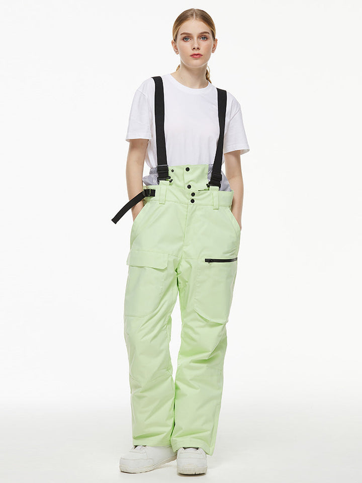 Merris | Women’s mountain bib snow pants with urban-inspired cargo shaping