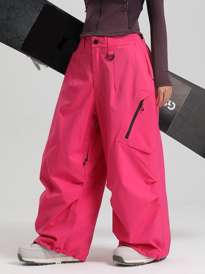 Letha | Women’s baggy snow pants with urban-inspired cargo shaping