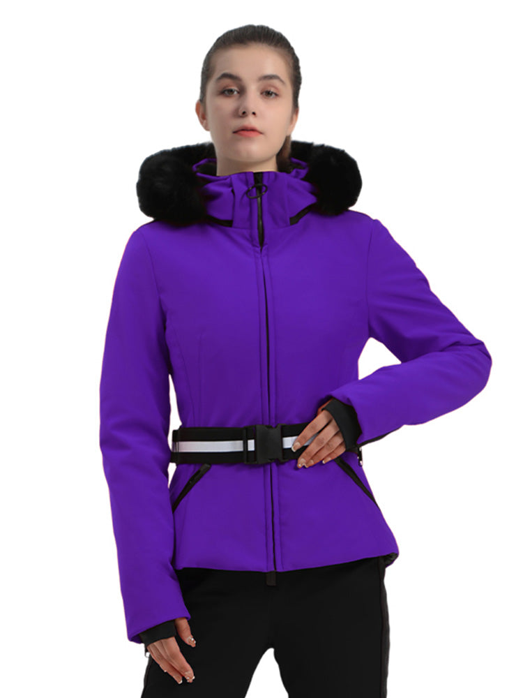 Maelinne | Women’s mountain ski jacket with a structured, refined silhouette