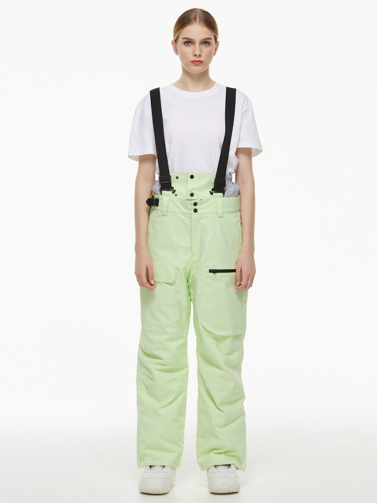 Merris | Women’s mountain bib snow pants with urban-inspired cargo shaping