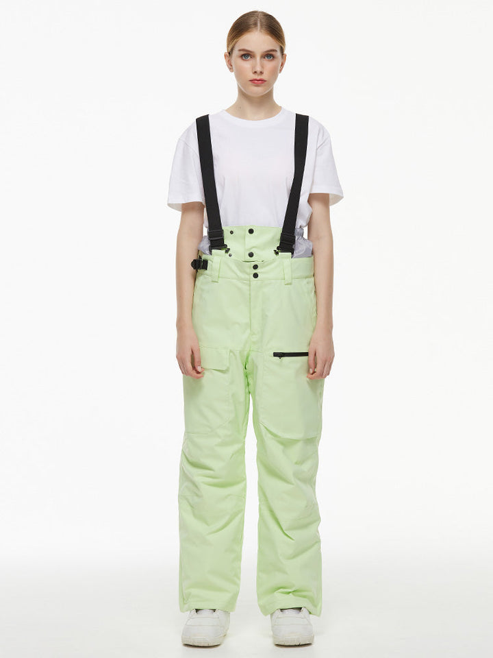 Merris | Women’s mountain bib snow pants with urban-inspired cargo shaping