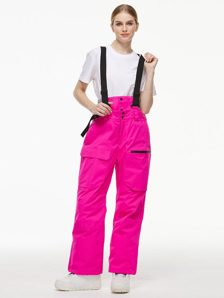 Merris | Women’s mountain bib snow pants with urban-inspired cargo shaping